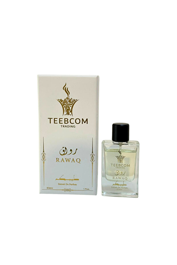 Rawaq Perfume | Long Lasting Arabic Fragrance-Mixture of Fruit, Vanilla & Flowers scent Perfume-50ml