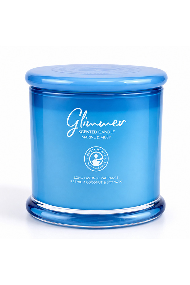شمعة معطرة براقة