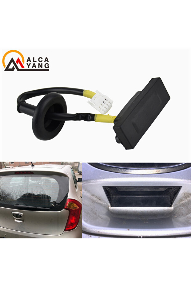 Rear Trunk Boot Release Switch Boot Lid Tailgate Trunk Opening Button for Pride 2011-2015 812601W...