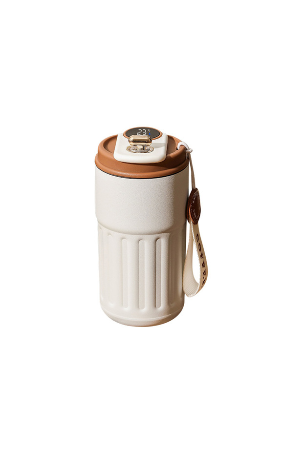 450ml coffee 450ml Thermos Bottle Smart Display Temperature 316 Stainless Steel Vacuum Cup Office Co