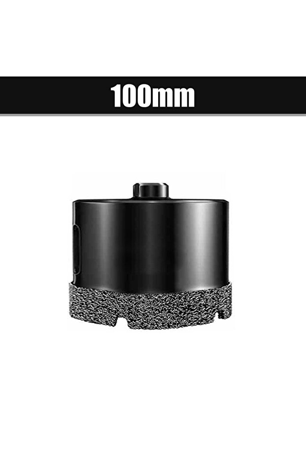 100mm 1Pc M10 6-100mm Diamond Brazed Core Dry Drill Bit For Porcelain Tiles Marble Glass Granite H