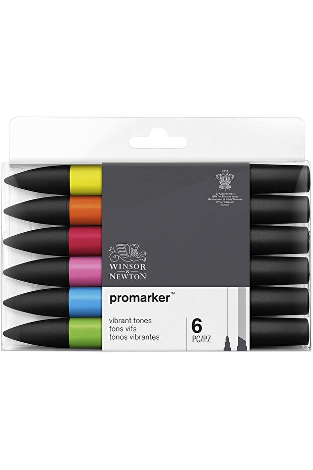 Promarker 6-pack Vibrant Tones