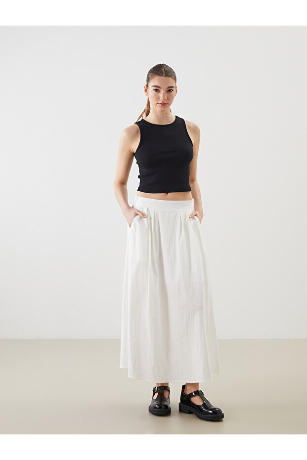 Original Buy Elasticated Standard Fit Skirt