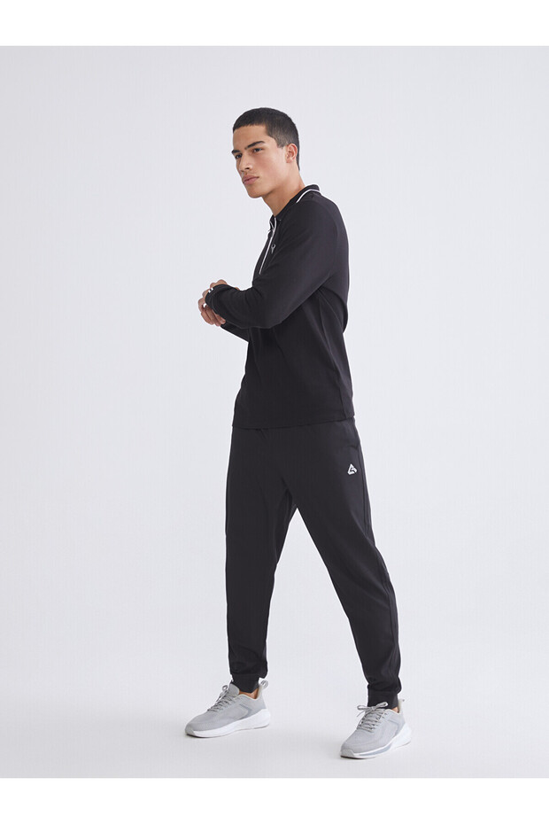 Xside Active Black Regular Fit Men's Jogger Sweatpants