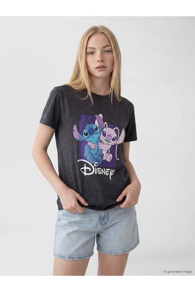 Two Mt Shop Quality Stitch Printed 100% Cotton Women's T-Shirt