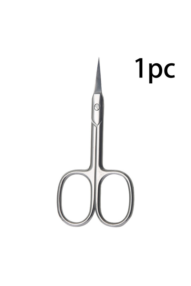 1pc 1-8pc Russian Manicure Scissors Cuticle Regrowth Cut Curved Tip Nail Cut Grooming Professional S