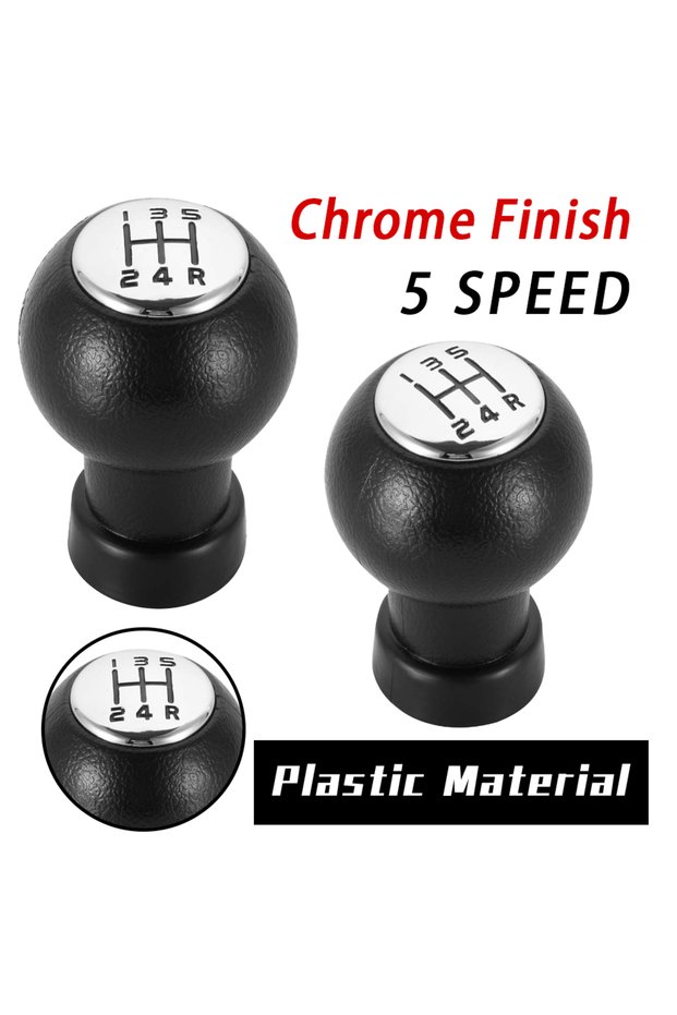 Chrome New Product Car Accessories Gear Shift Knob For Suzuki Swift SX4 2005‑2010 Fit "D" Type 5 Spe