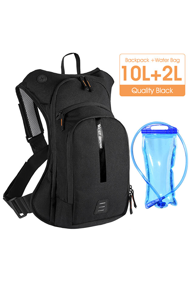 10L Water Bag WEST BIKING 10L Ultralight Cycling Backpack Ergonomic Strap MTB Road Bicycle Bag With