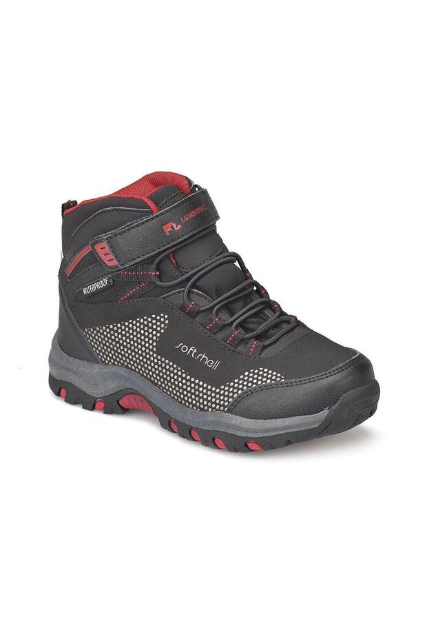 101393385 Fuller Hi Black-Red Children's Waterproof Boots