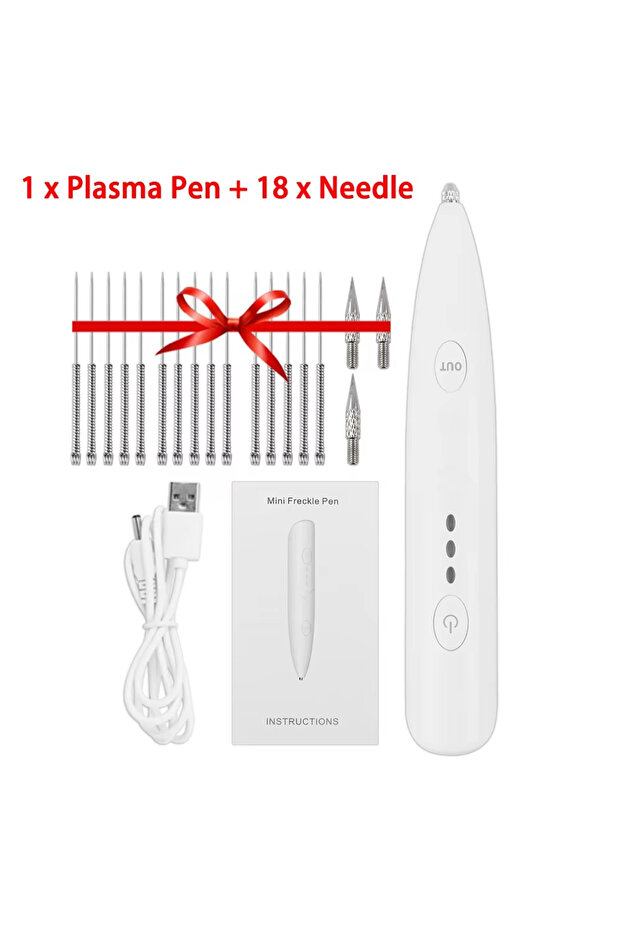 1 Pen 18 Needles Plasma Pen Skin Tag Remover Mole Removal Wart Spots Dark Dpot Black Dot Nevus Freck