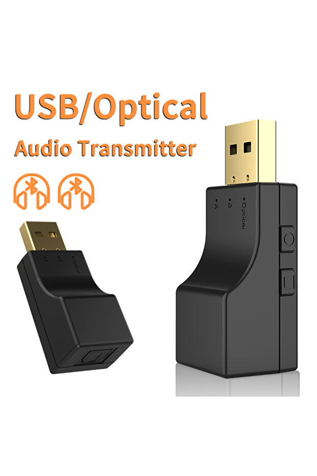 جهاز إرسال بلوتوث بصري USB جديد متوافق مع بلوتوث الإصدار 5.4 SW03، جهاز إرسال صوت لاسلكي 2 في 1
