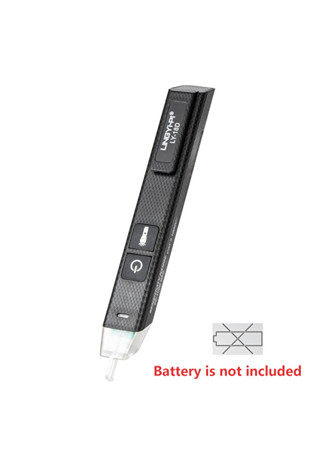 220V Black-No Battery Non-Contact Voltage Tester Pen Voltage Tester Voltage 220V Live/Zero Wire Test