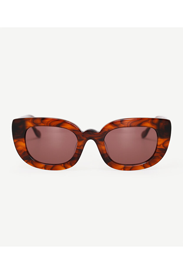Rectangular Framed Sunglasses - 1