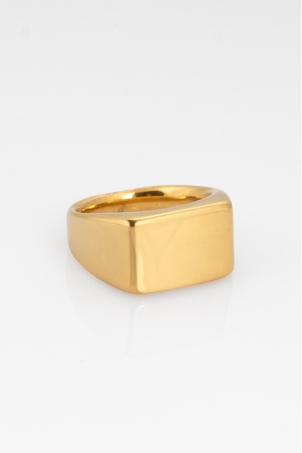 Rectangular Men's Ring Ka1291Al - 2