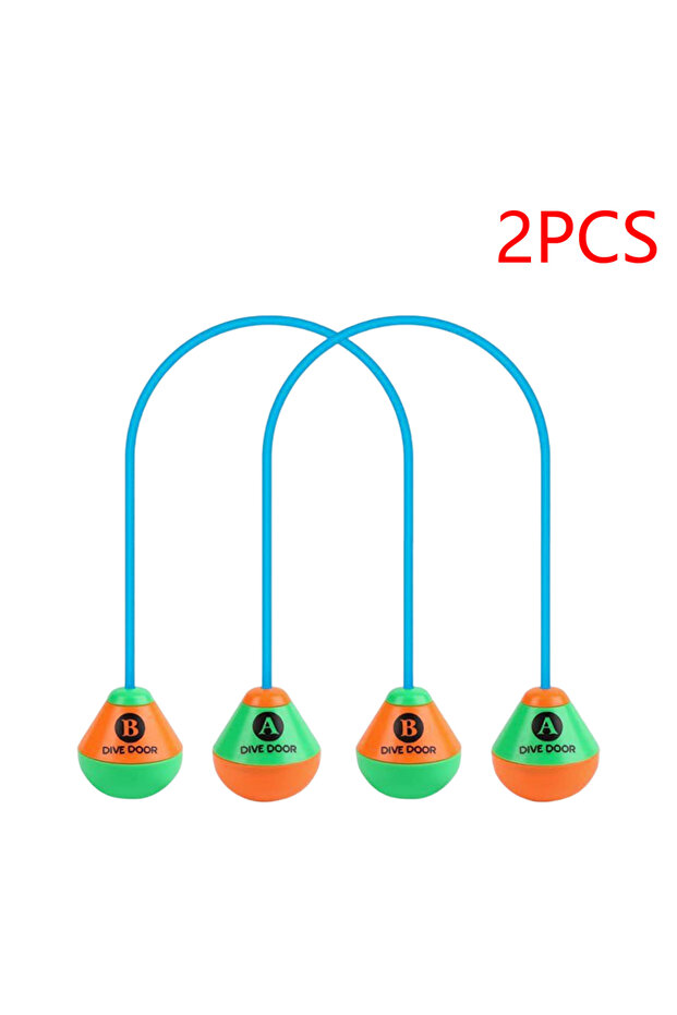 MOJOYCE 2PCS 2pcs/set Swimming Game Aids Dive Door Funny Underwater Swimming Reusable Diving Traini