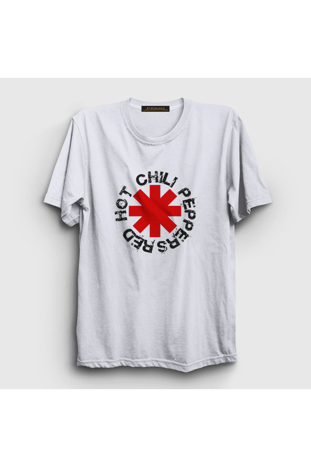 Unisex White Logo V2 Red Hot Chili Peppers T-shirt107578tt