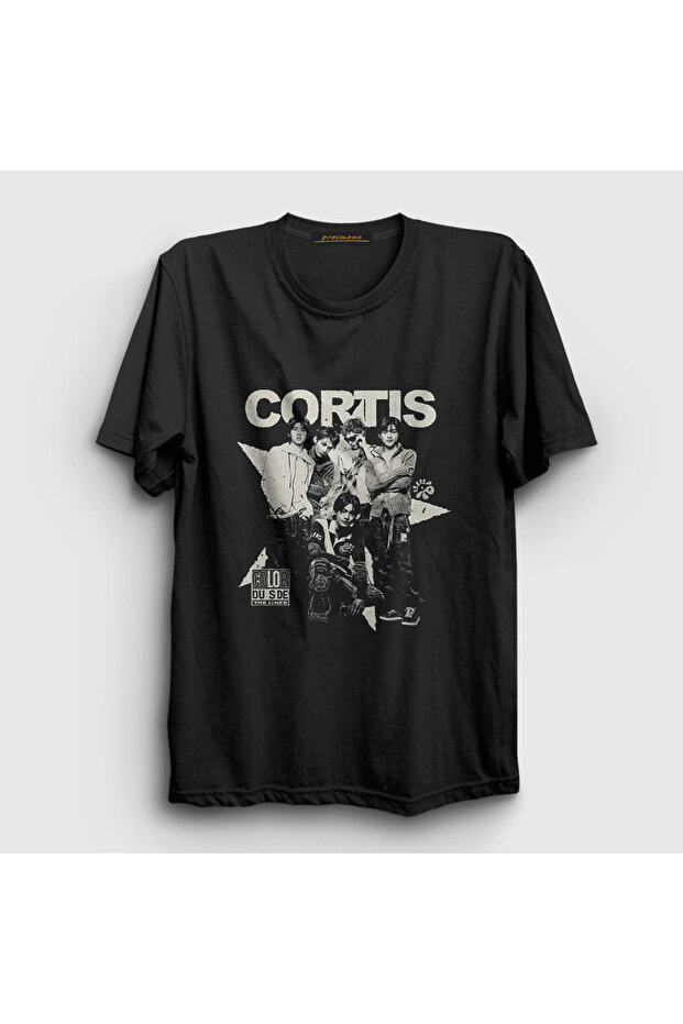Unisex Black Band K-Pop Cortis T-Shirt 596238Tt