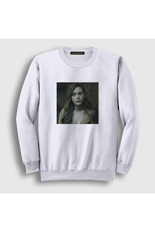 Unisex White Love Quinn Dizi You Sweatshirt 583068Tt