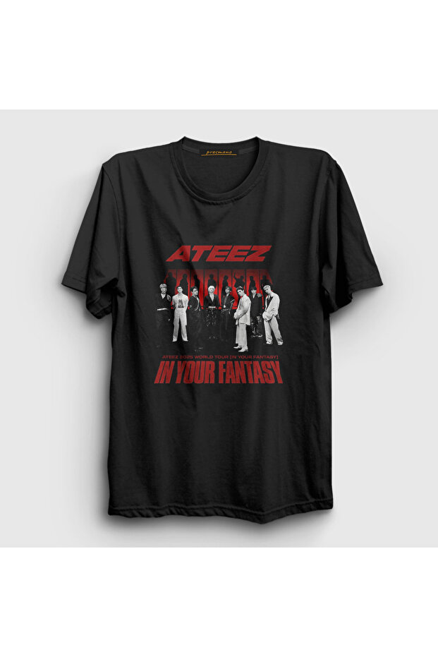 Unisex Black in Your Fantasy K-Pop Ateez T-Shirt 597570Tt