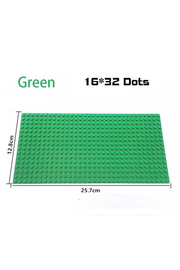 ألواح أساس خضراء 16×32، ألواح أساس كلاسيكية 32×32 و 16×32 نقطة، قطع بناء MOC لأبعاد المدينة