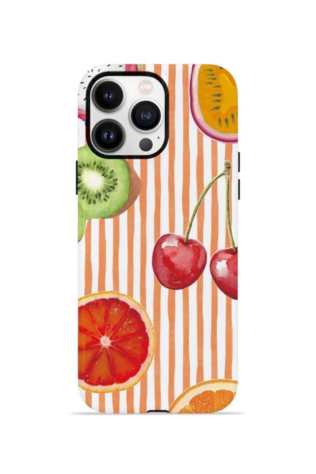 iPhone 13 Pro Vorian Double Layer Case Tutti Frutti Stripe