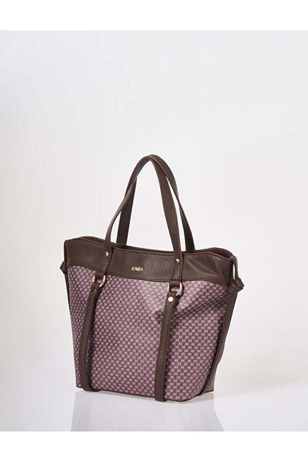 Monogram Pattern Shoulder Bag Bitter Brown - 2