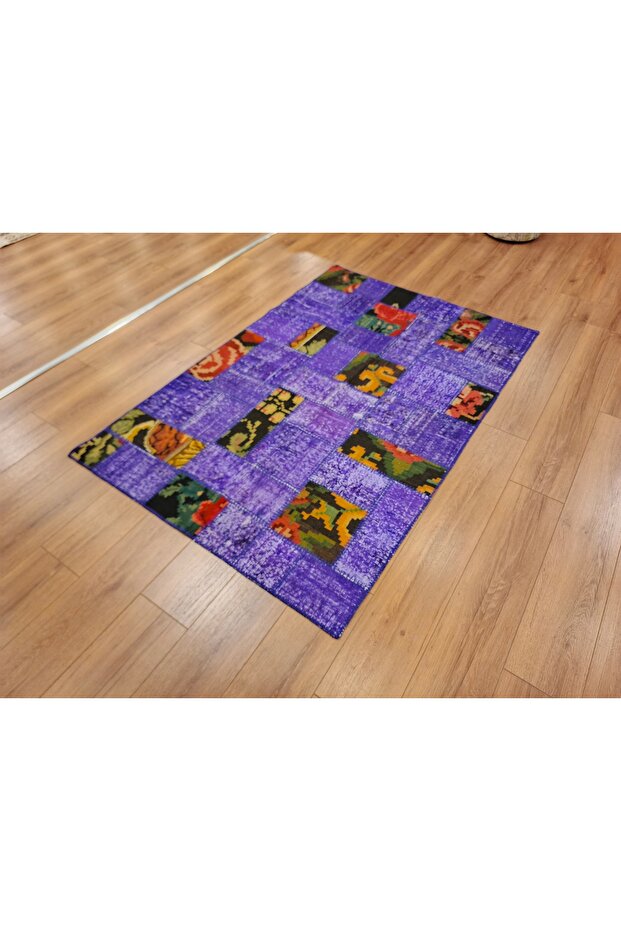 El Dokuma Patchwork Halı 120x180