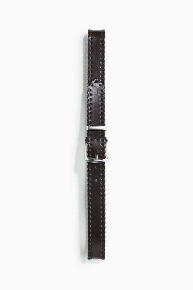 Leather belt