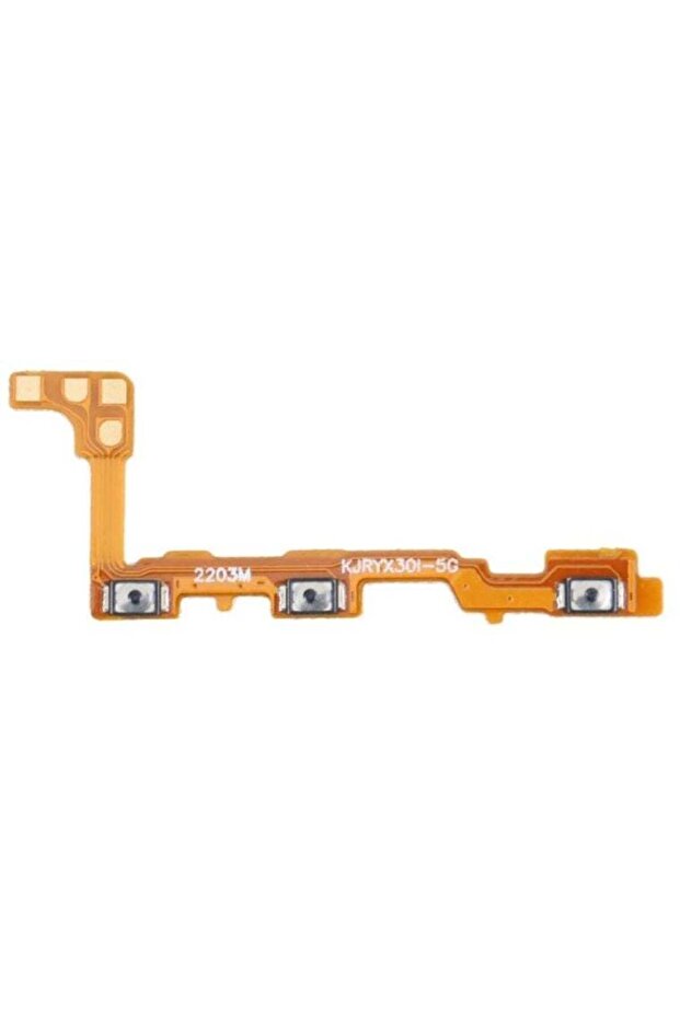 كابل مرن لتشغيل/إيقاف الطاقة لهاتف هواوي X8 4G مع زر زيادة وخفض مستوى الصوت