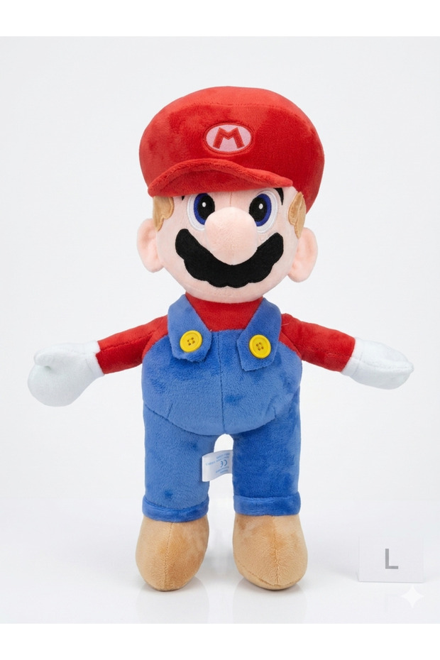 Mario Plush Toy 18 Inches – Soft Stuffed Cartoon Character Doll for Kids