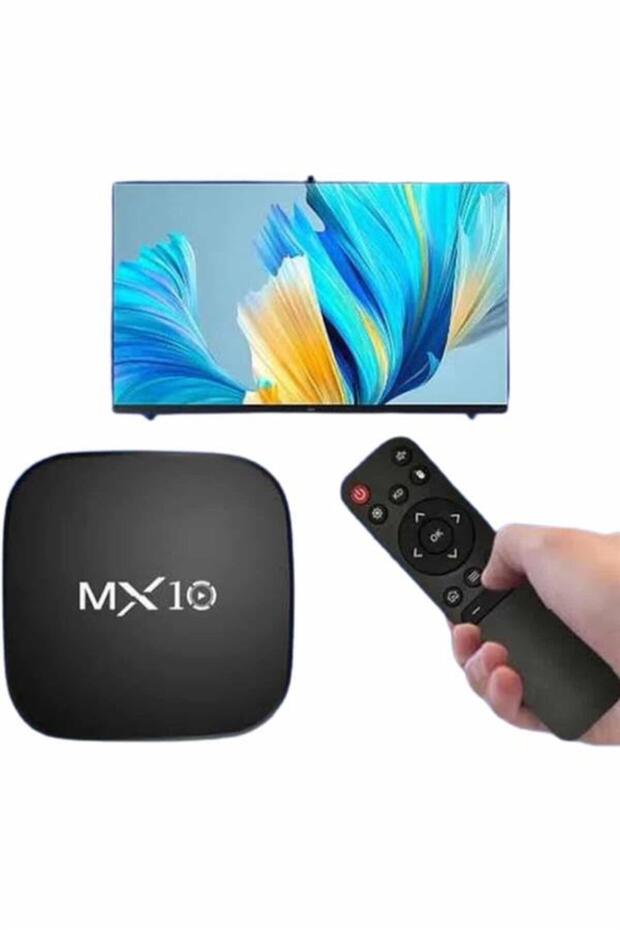 صندوق تلفاز ذكي Mx Box يعمل بنظام أندرويد 7.1 مع واي فاي 2.4 جيجاهرتز