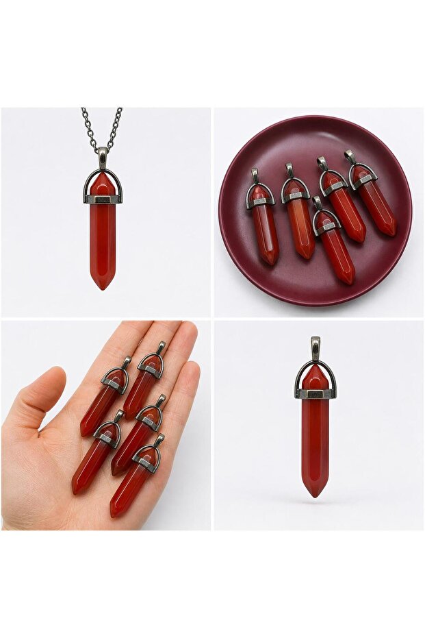 Yemen Akik Stone Natural Stone Pendant Can Be Used as Pendulum & Pendant