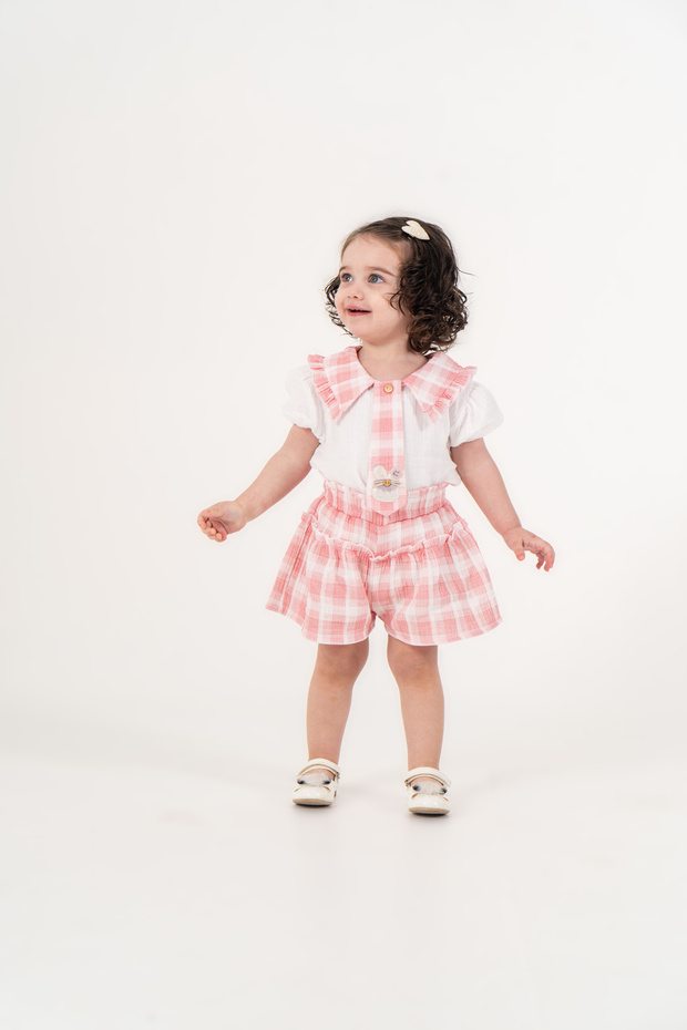 Baby Girl Summer Patterned Muslin Set
