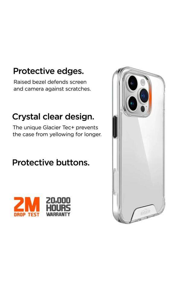 Husa Glacier Case iPhone 16 Pro Clear - 2