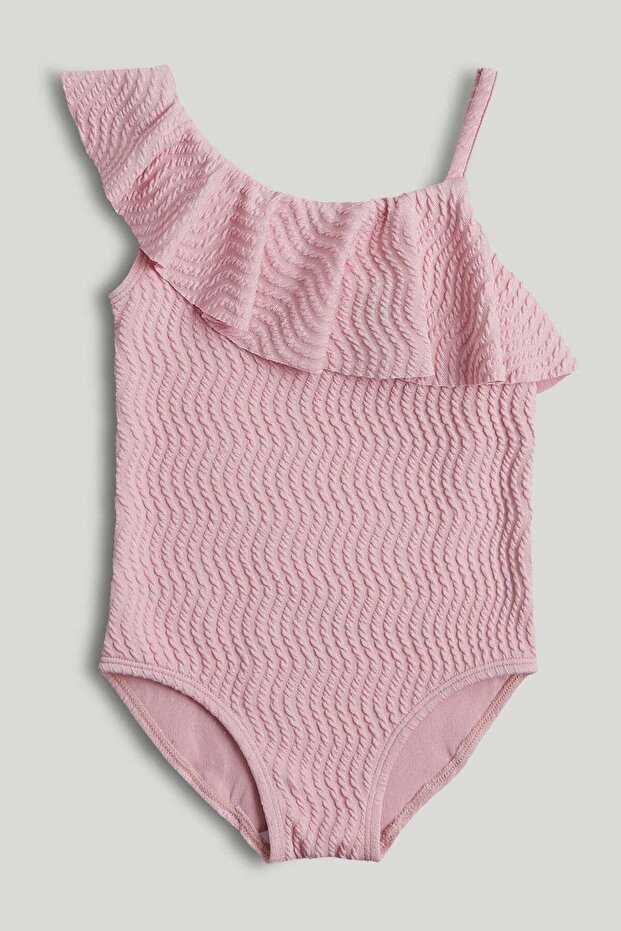 Pink Frill Swimsuit