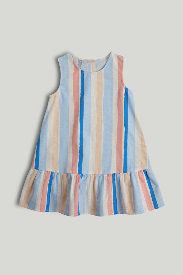 Striped Seersucker Dress