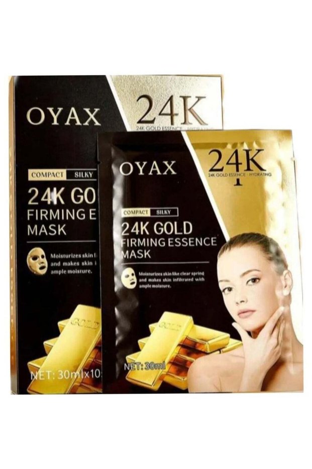 OYAX Gold Firming Face Mask - Anti Aging, Hydrating, Toning & Firming Facial Mask