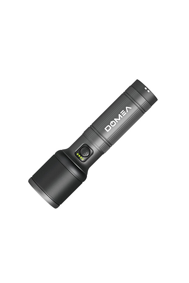 Rechargeable LED Flashlight 1145 Lumens, 500m Long Range Beam, 2500mAh Battery, Type-C Chargin