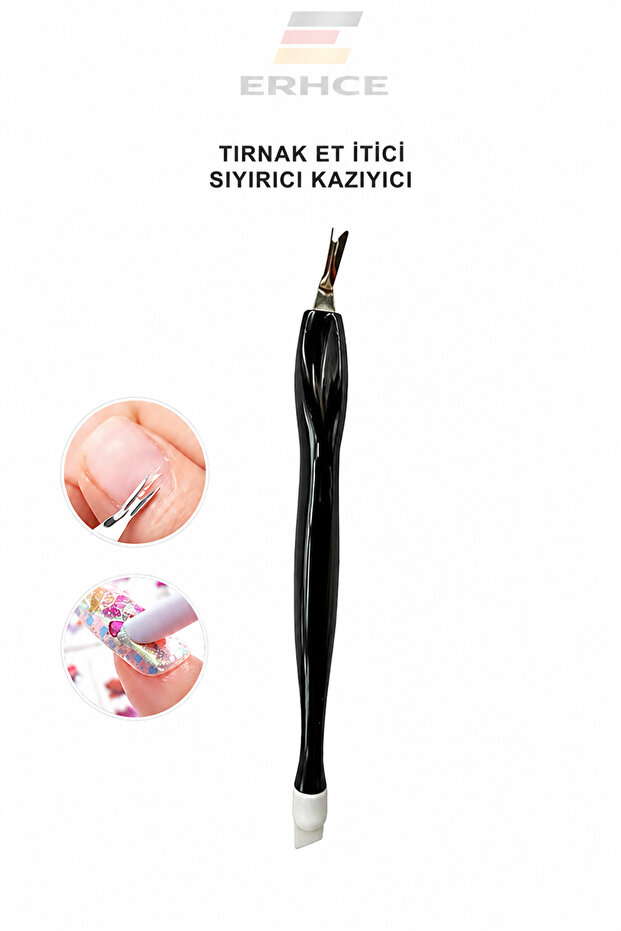 Cuticle Pusher Scraper Separator Fork Headed Kronk Manicure Pedicure Cuticle Pusher
