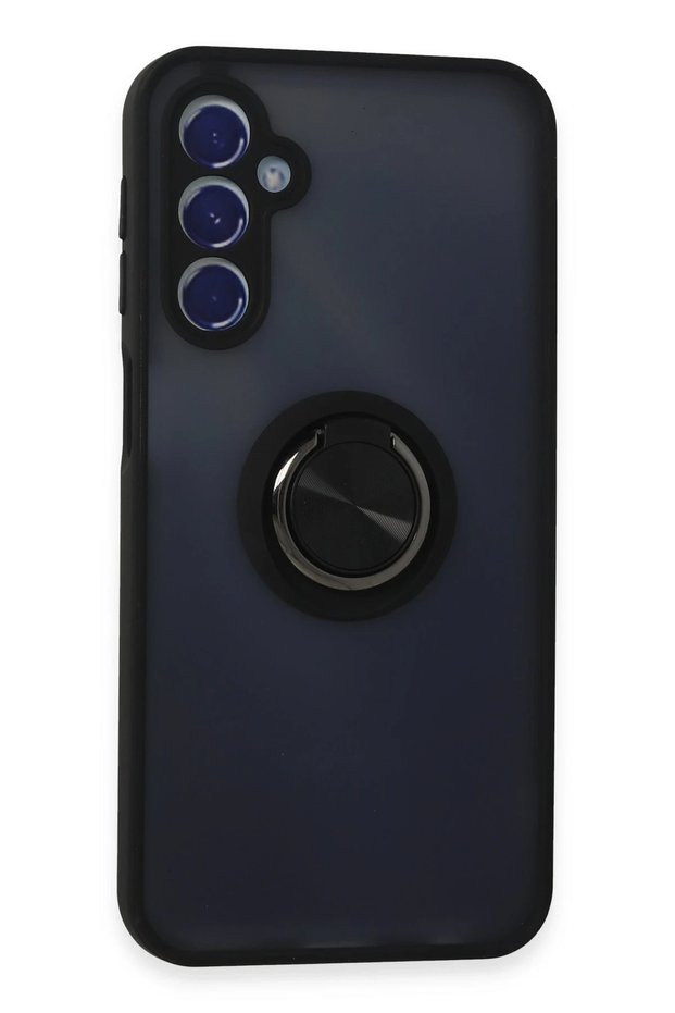 Ilkeshop New Galaxy M34 5g Case Montreal Silicone Cover with Ring (214705) - Black