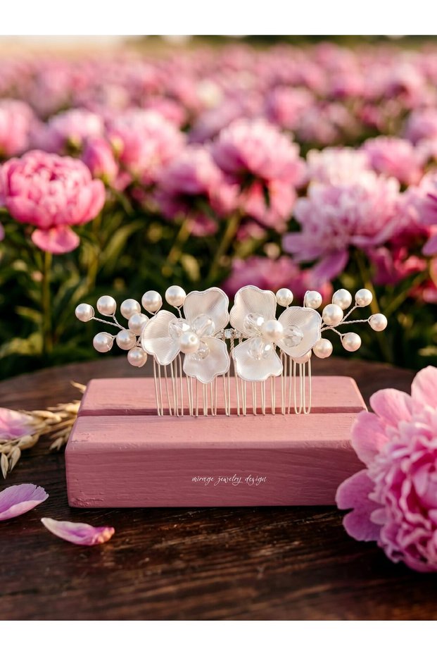 Handmade Wedding Promise Henna Wedding Bridal Hairpin and Crown Hair Design Accessory Bun Buckle M10