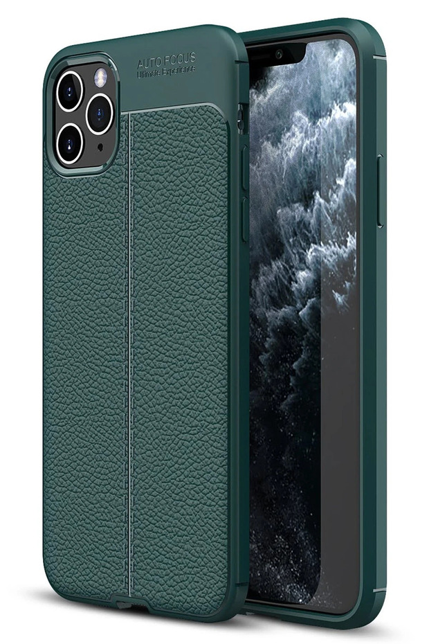 Ilkeshop New iPhone 11 Pro Max Case Auto Focus Cover (05041) - Green