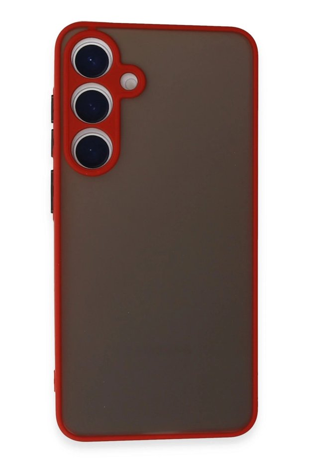 Ilkeshop New Galaxy S24 Case Montreal Silicone Cover (11042) - Red
