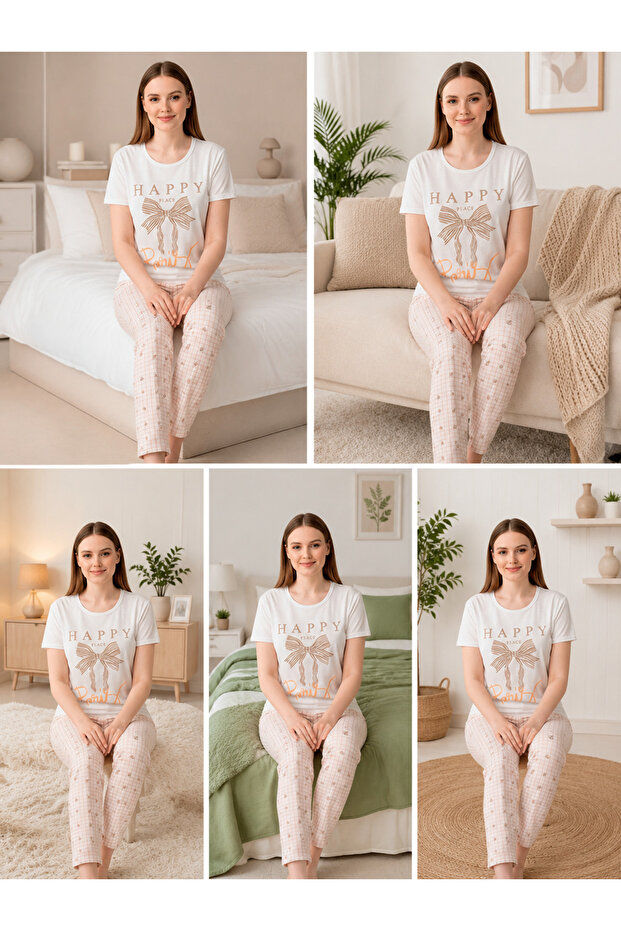 Women's Pajama Set Happy