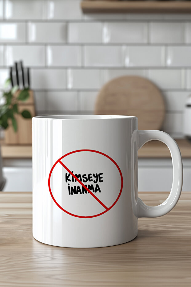 330ml Printed White Ceramic Mug Cup with Humorous Writing