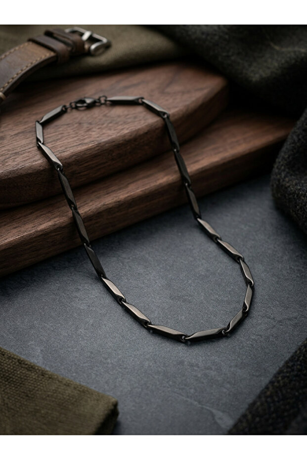 Minimalist Style Stainless Steel Men's Necklace