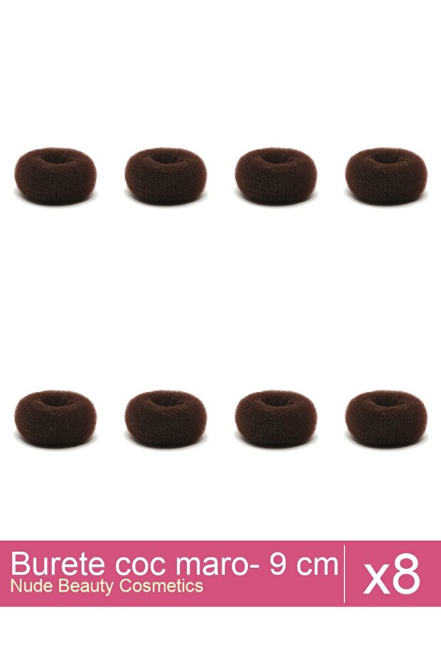 Set 8x Burete coc maro- 9 cm diametru - 1