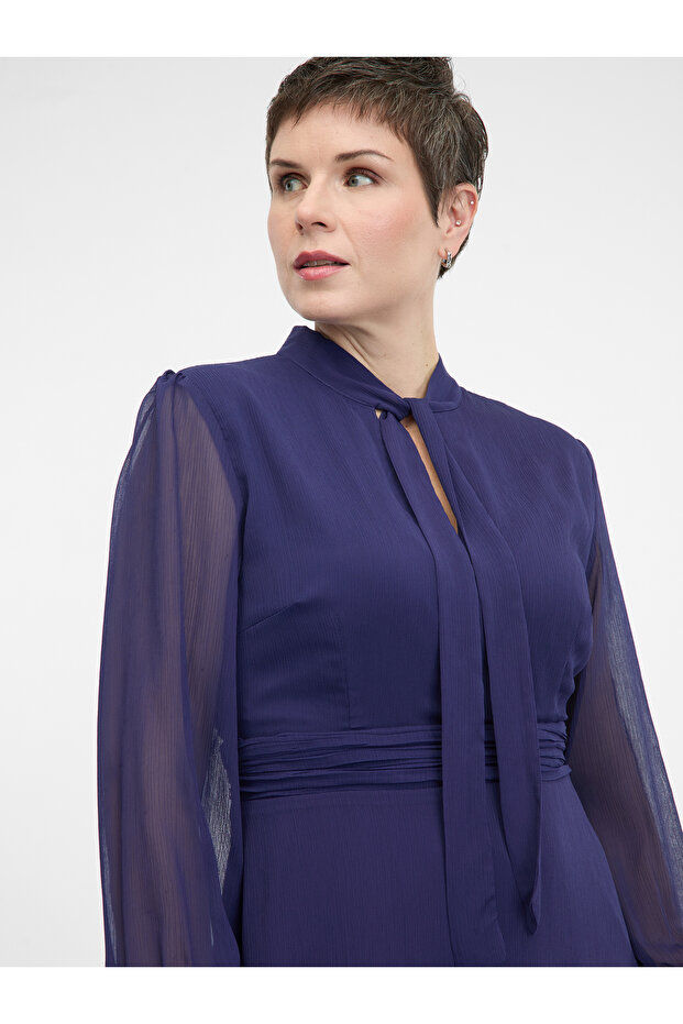 Rochie albastru închis - 3