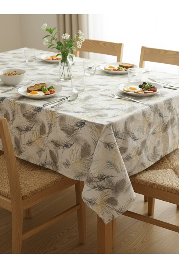 Duck Fabric Liquid-Proof Stain-Resistant Tablecloth