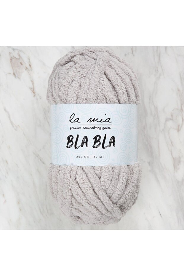 La Mia Bla Bla Gray Hand Knitting Yarn - Lb012
